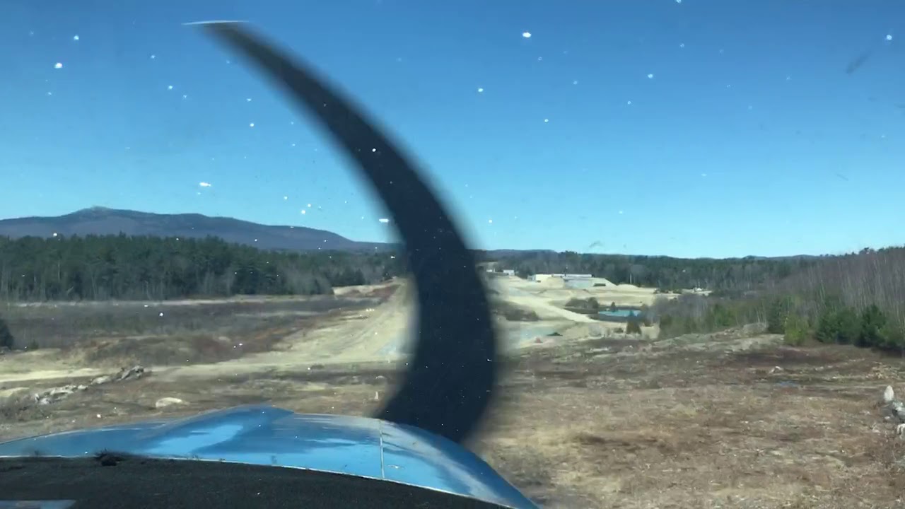 Cessna 182 into KAFN Jaffrey/Silver Ranch Airport, Jaffrey, New Hampshire