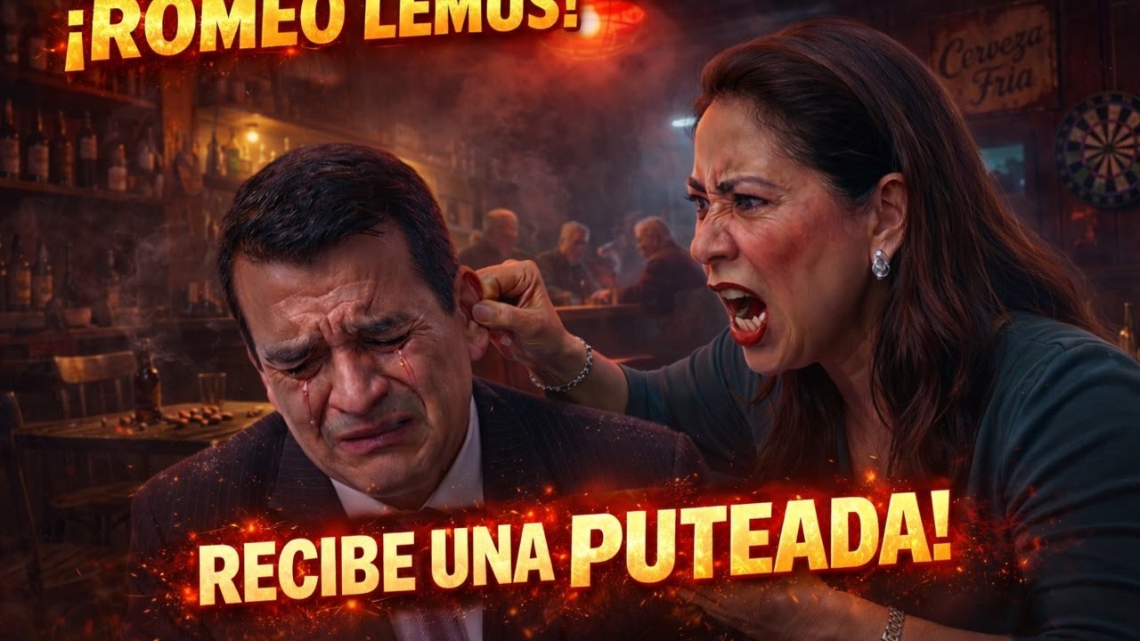 ¡SE LO PUTEÓ TODO! La vieja malcriada explotó contra Romeo Lemus.