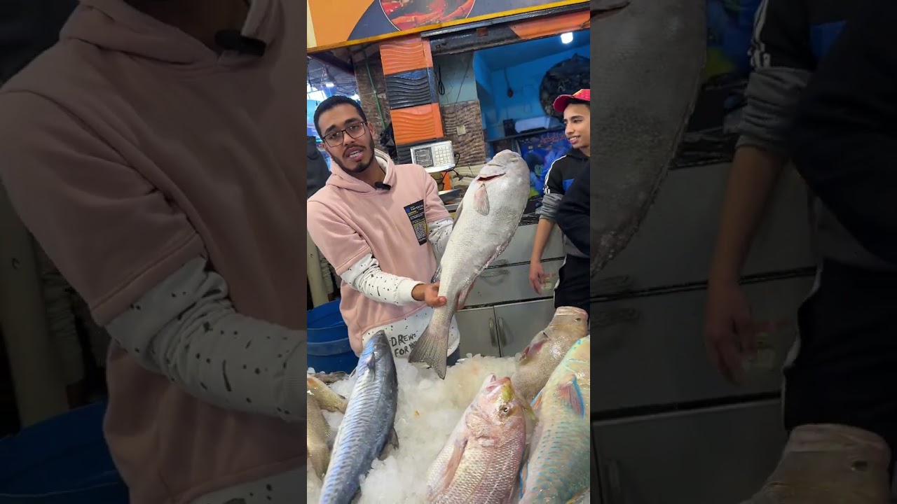 تعرف علي أنواع الأسماك  و طريقة تحضيرها من هذا البائع