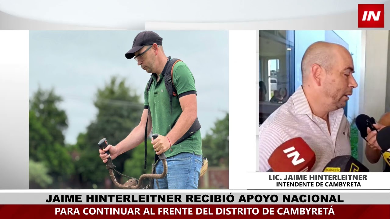 INTENDENTE DE CAMBYRETÁ CONFIRMÓ SU PRECANDIDATURA PARA OTRO PERIODO