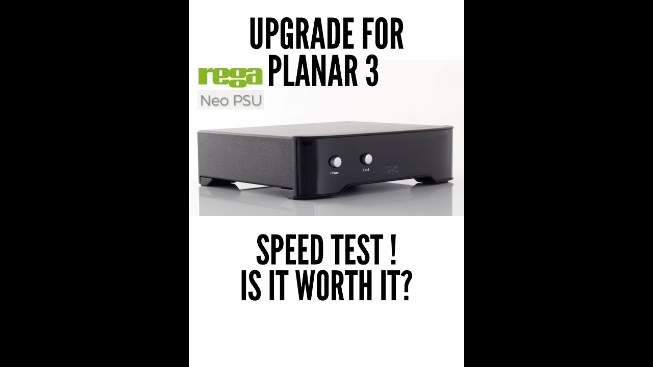 Rega Neo TT PSU upgrade review: speed test for 33 45 rpm planar 3 turntable speed accuracy & sound