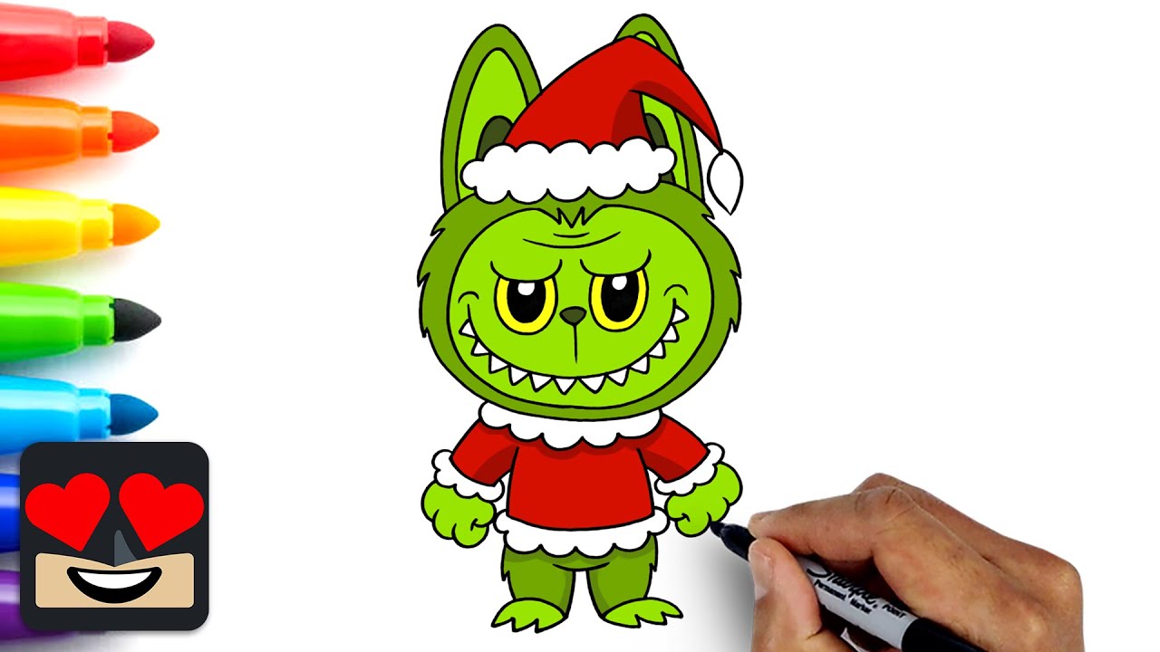 How To Draw Labubu Grinch
