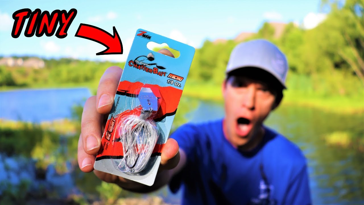 Fishing w/ the WORLDS SMALLEST Chatterbait (AMAZING)