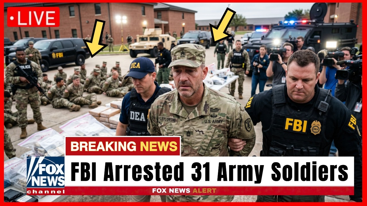 FBI & DEA Raid Military Base in Texas &mdash; 31 Soldiers Arrested, 6.8 Tons of Cocaine Busted | FBI RAIDS