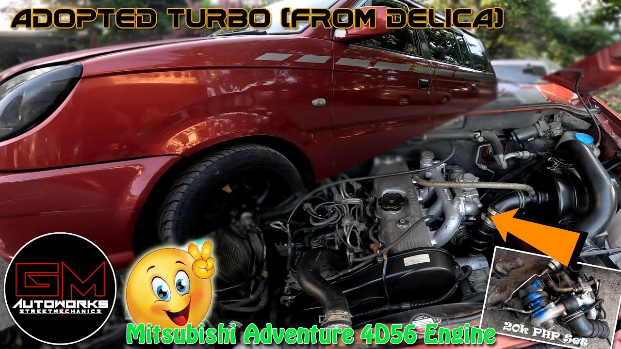 Adopted Turbo from Delica ( Mitsubishi Adventure ) Oh Turbo nanaman tayo!