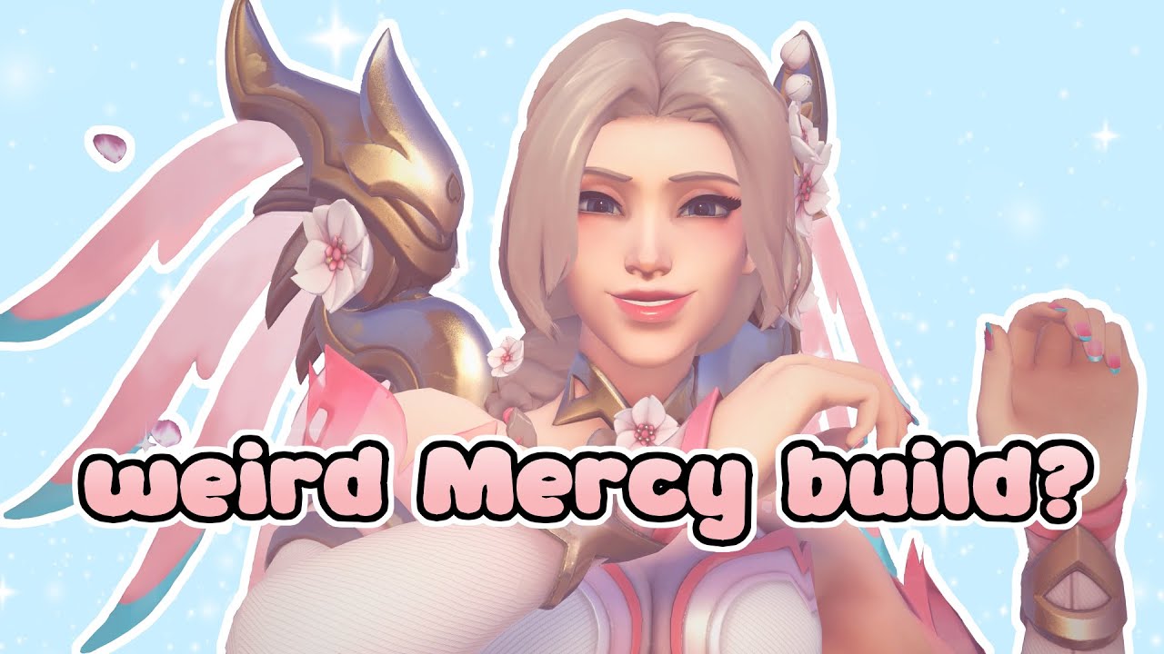 trying my weird mercy build idea!! ♡ Mercy OW2 Stadium