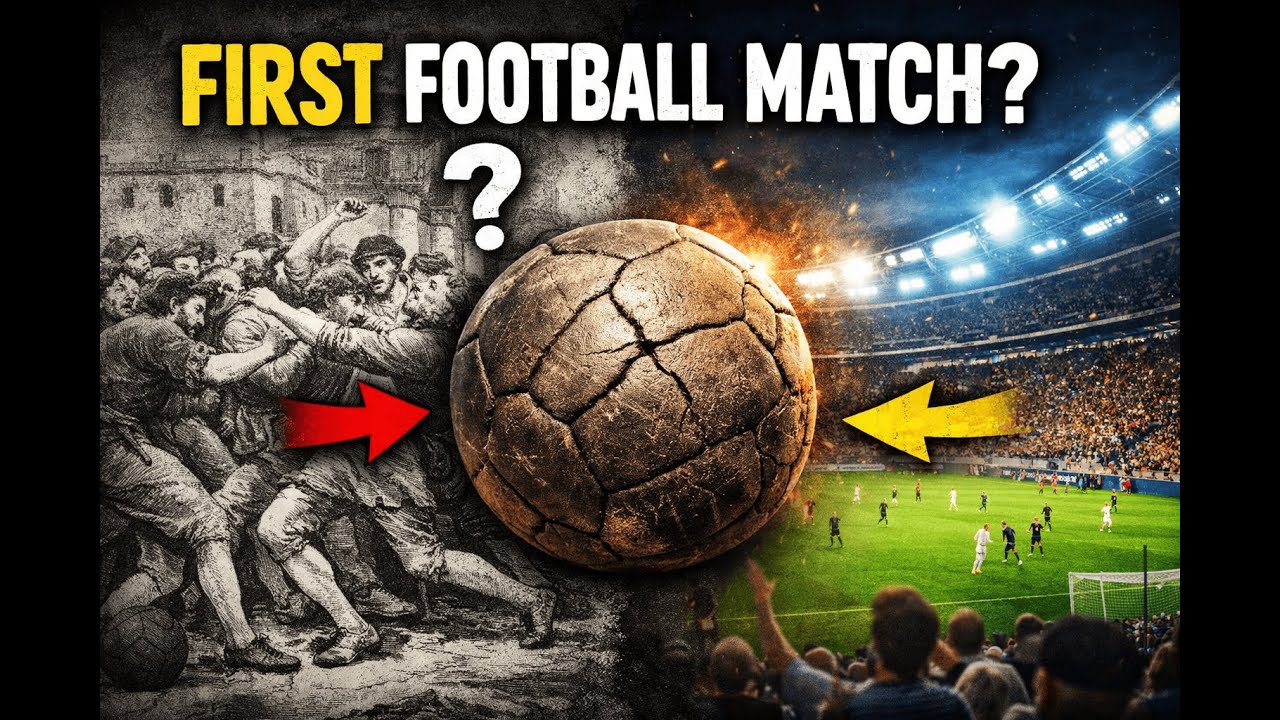 The First Football Match Ever Played (What It Looked Like) ⚽