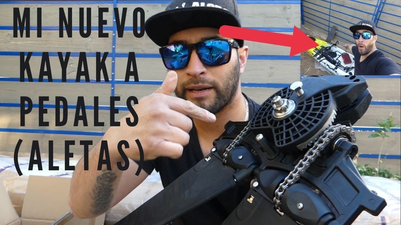¡¡¡¡¡¡Mi nuevo kayak a pedales - aletas   (Unboxing) !!!!! GALAXY KAYAK ALBORAN FX