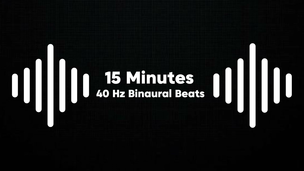 40 Hz Binaural Beats by Andrew huberman | For Memory And Focus 
