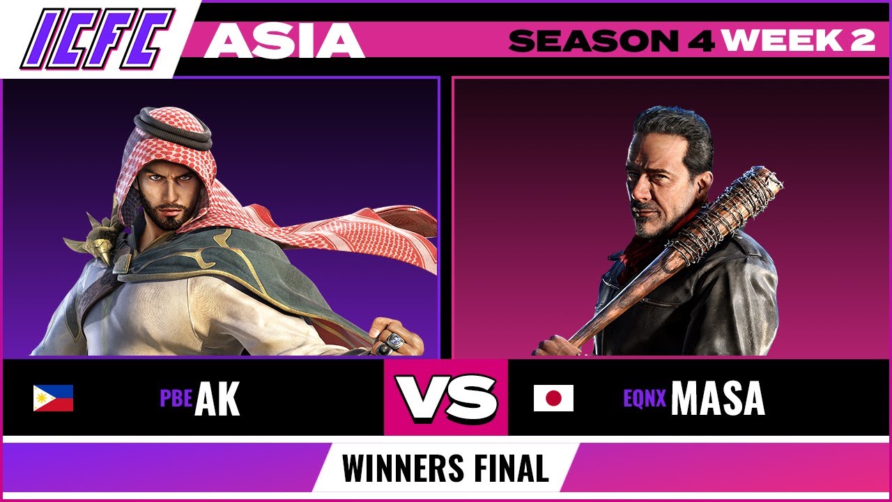 Финал победителей AK (Шахин) против Masa (Ниган) — ICFC Asia Tekken 7, сезон 4, неделя 2