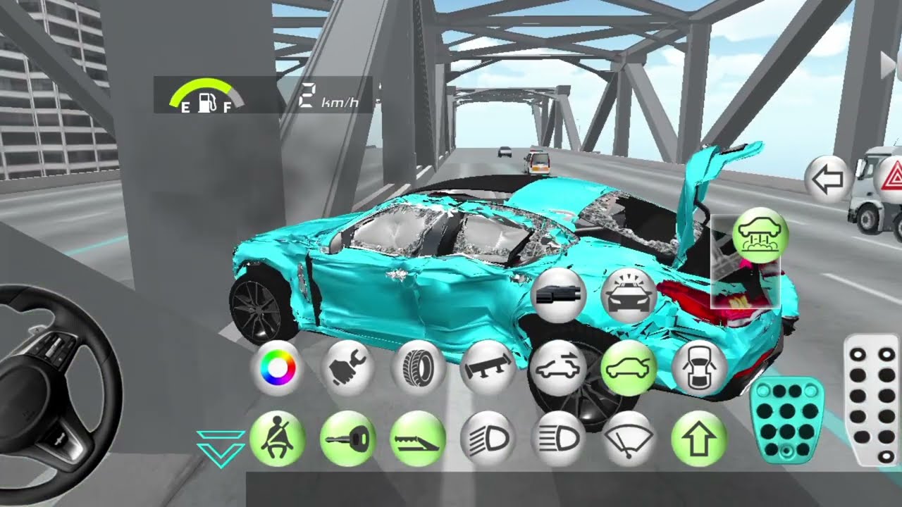 “Bentley Continental GT Highway Crash Gameplay 😱🔥”