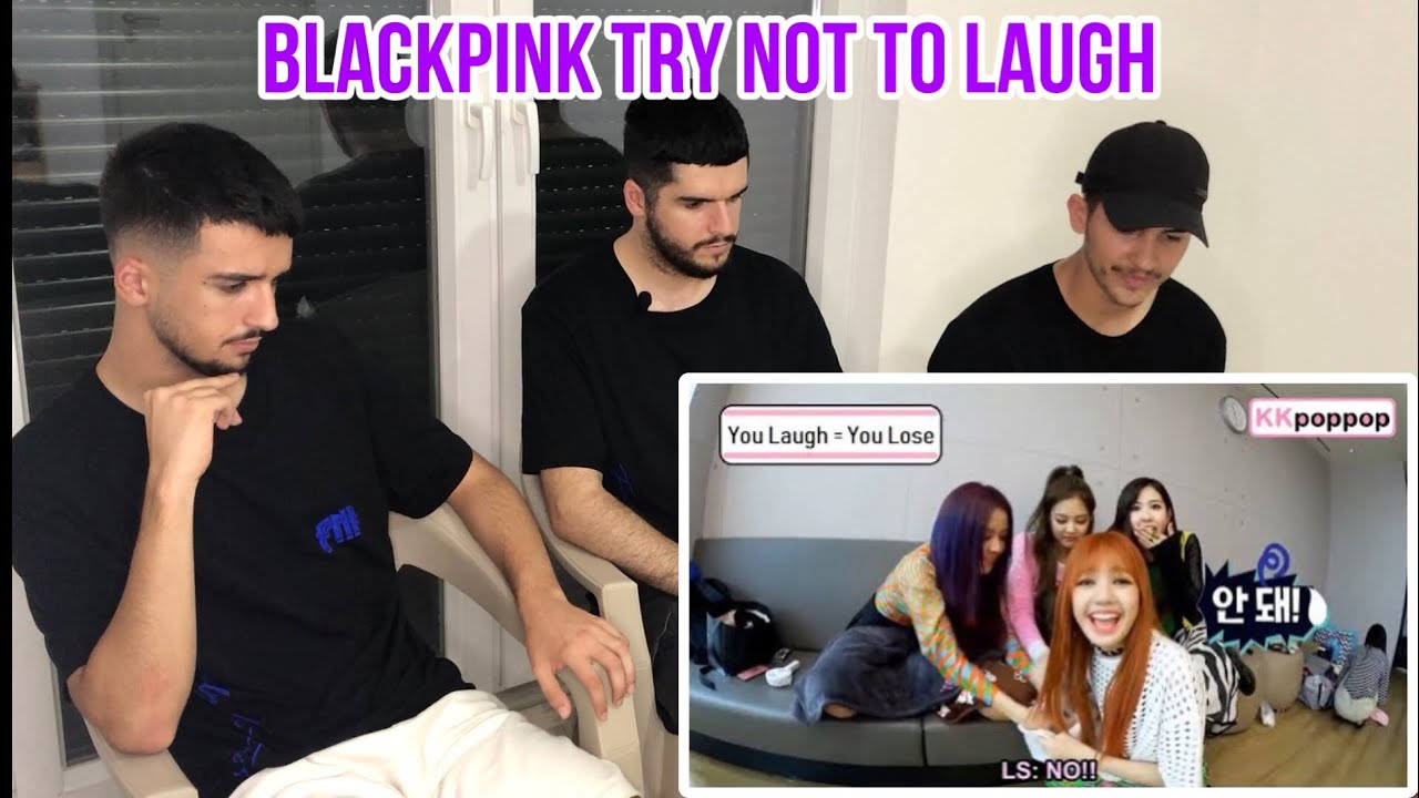 FNF Reacts to BLACKPINK Try Not To Laugh/Smile Challenge || BEST FUNNY MOMENTS