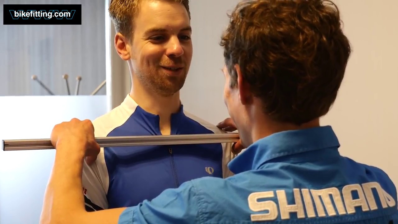 Etude posturale Shimano Bikefitting statique - Materiel-velo.com