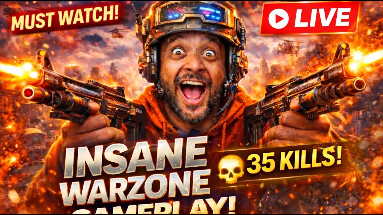 LIVE WARZONE – INSANE 35 KILLS GAMEPLAY! 😱 High Kill Match | Must Watch