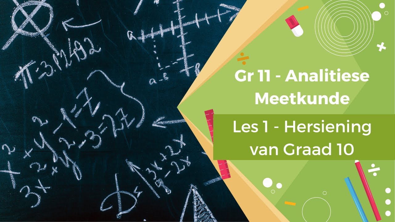 Gr11 Analitiese Meetkunde - Les 1 Hersiening van Graad 10