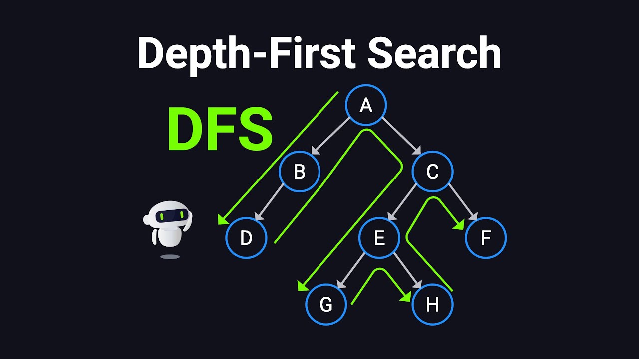 Поиск в глубину (DFS) объясняется за 6 минут!