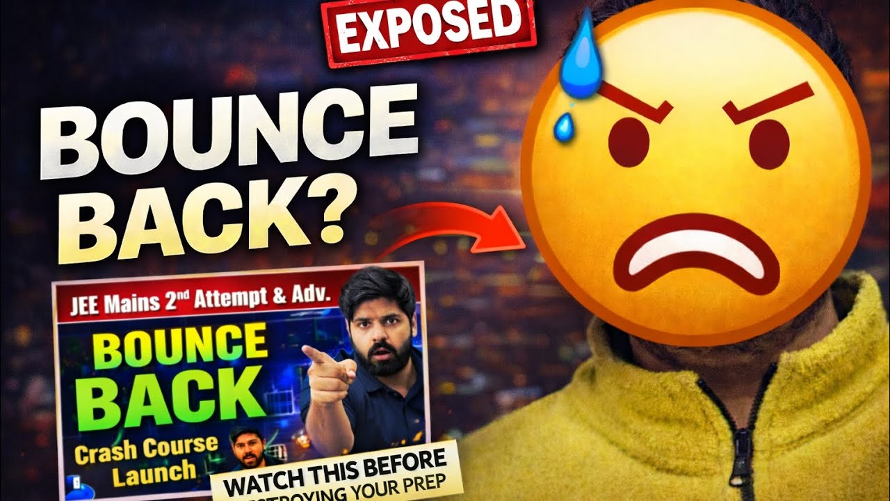 *Esaral Bounce Back Exposed *💀🤬 | Watch This Before Destroying Your JEE Prep