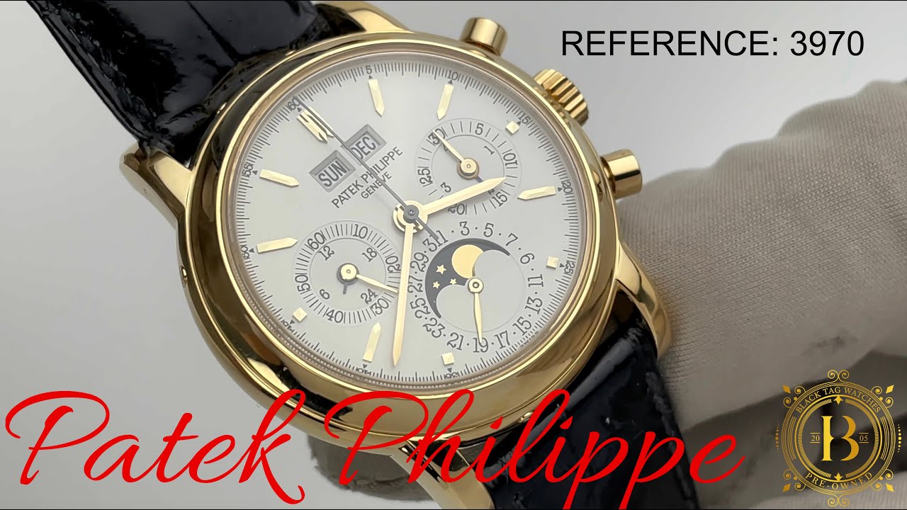 Patek Philippe Perpetual Calendar Chronograph Yellow Gold 3970E