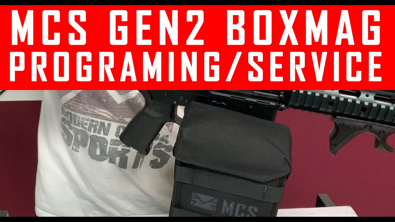 MCS Gen2 Box Magazine Cleaning, Programing and Shooting