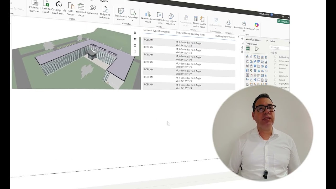 Comprendiendo los Datos IFC en PowerBI. #revit
