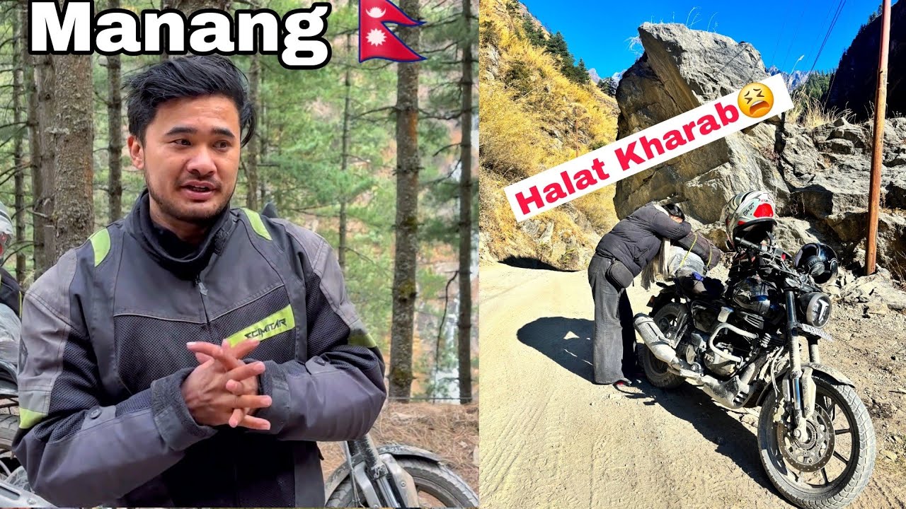 Bhari Mistake Kardiya ?  Couple Ride To Manang ❌️❌️ With Tvs Ronin 225cc