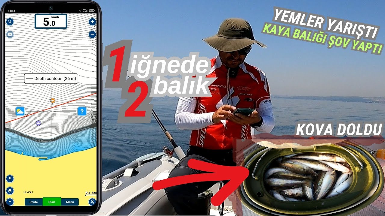 BALIK BULUCU yoksa NAVIONICS var. YERİ BULDUM KOVAYI DOLDURDUM. MEZGİT AVI.