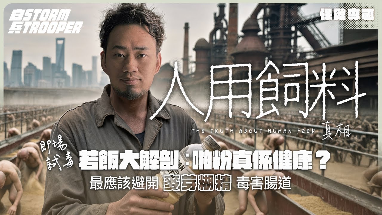 [即場試毒]有營養唔等於健康｜奴隸飼料－若飯｜「麥芽糊精」超毒！｜廉價奴隸的糧食？剝奪人性、摧毁飲食文化！｜科學分析：點解「超加工食品」係人類災難！｜培養我哋成為廉價牲畜！｜不是陰謀論｜中文字幕