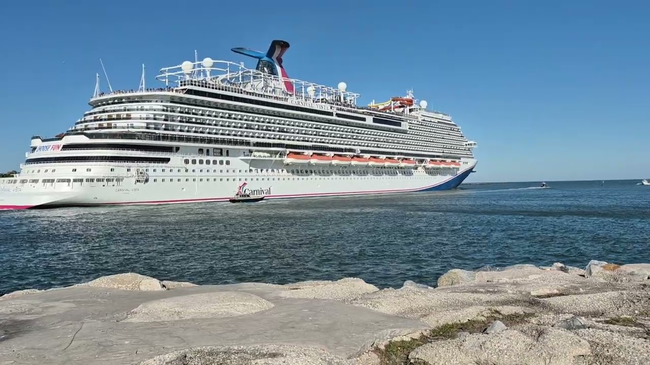 Carnival Vista leaving Port Canaveral on Saturday  2/7/26