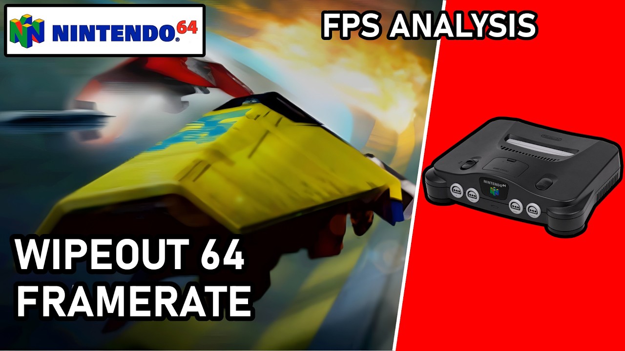 Wipeout 64  |  Nintendo 64  |  Frame Rate Test