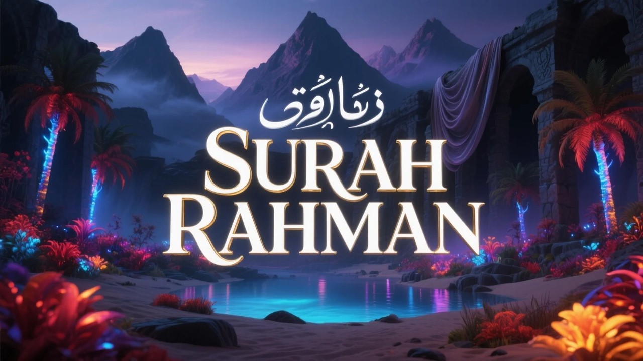 Surah Ar Rahman سورة الرحمن | تلاوة مميزة لأجواء روحانية هادئة | #quranrelax