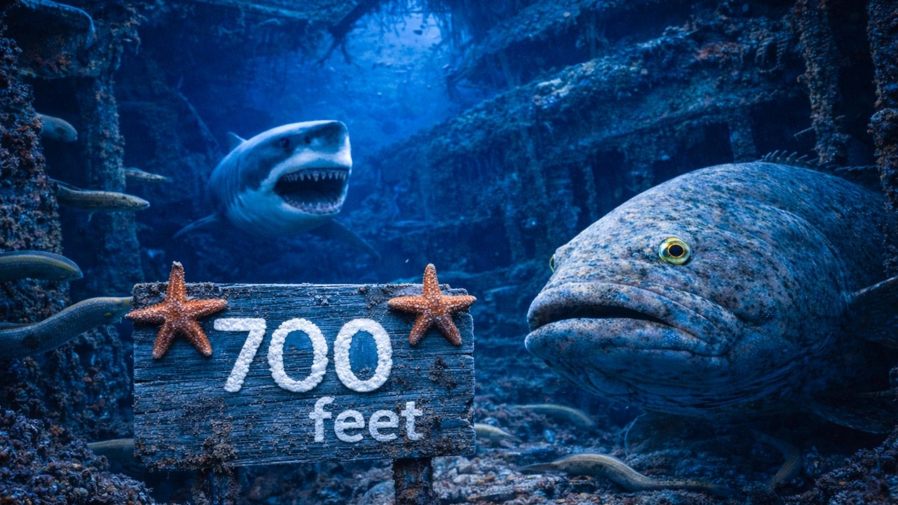I Dropped An Underwater Camera 700 Feet Deep On A Shipwreck!