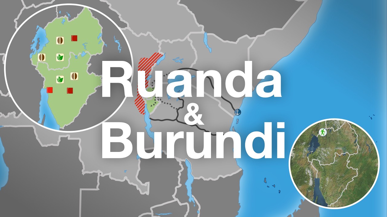 Ungleiche Zwillinge? Ruanda & Burundi in Karten