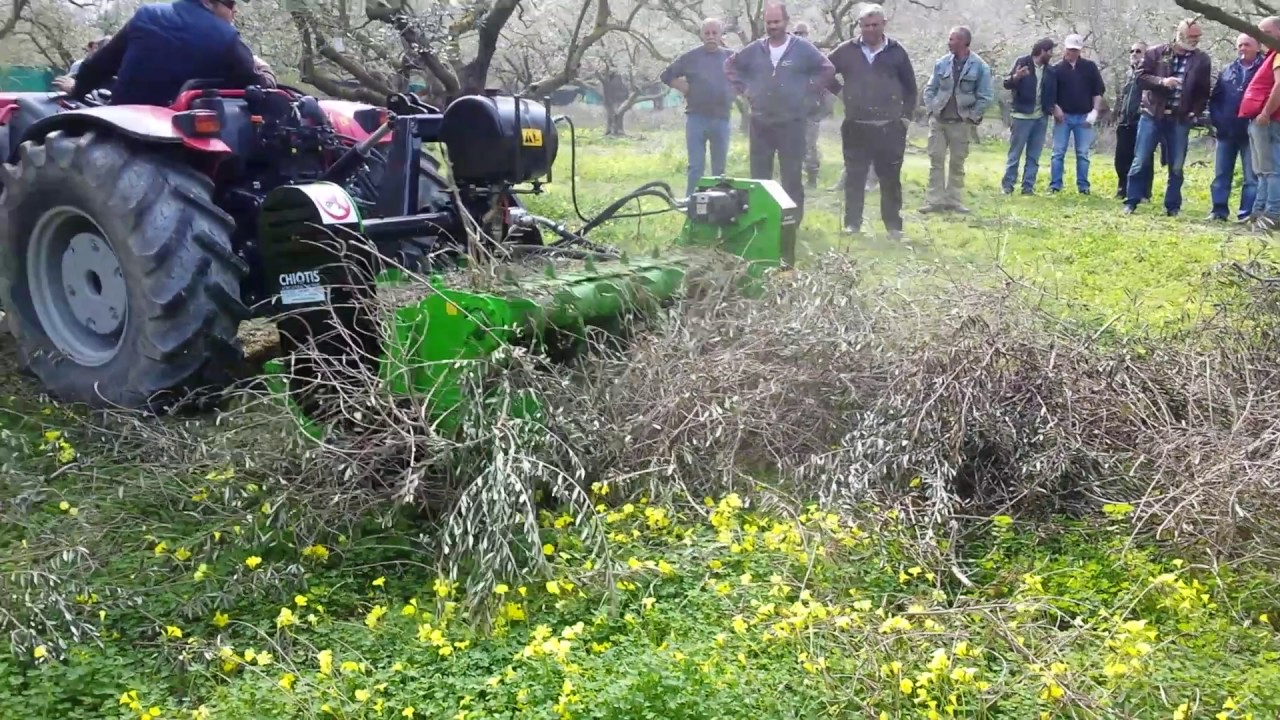 Θρυμματισμός κλαδιών τύπου καταστροφέα Χιώτης