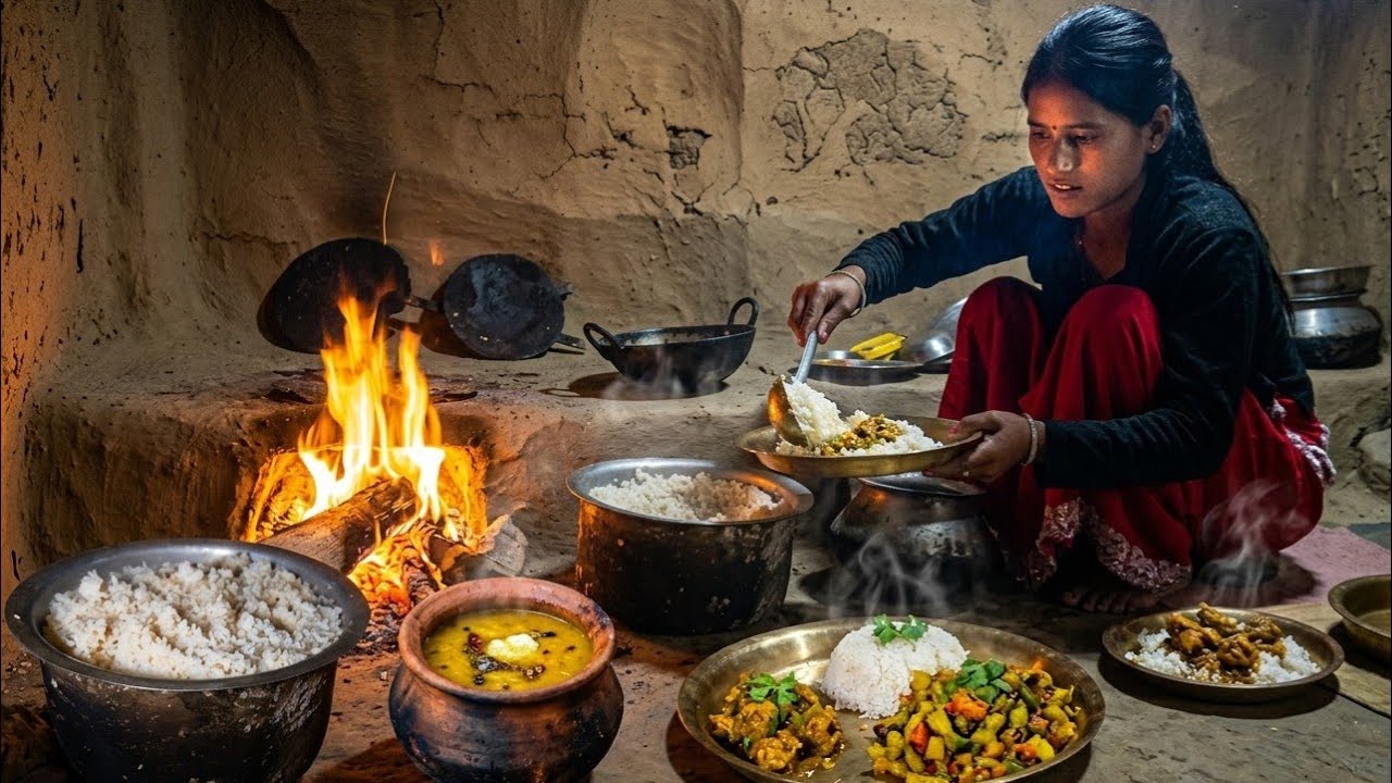  Traditional Nepali Village Cooking || Simple Organic Recipe ||