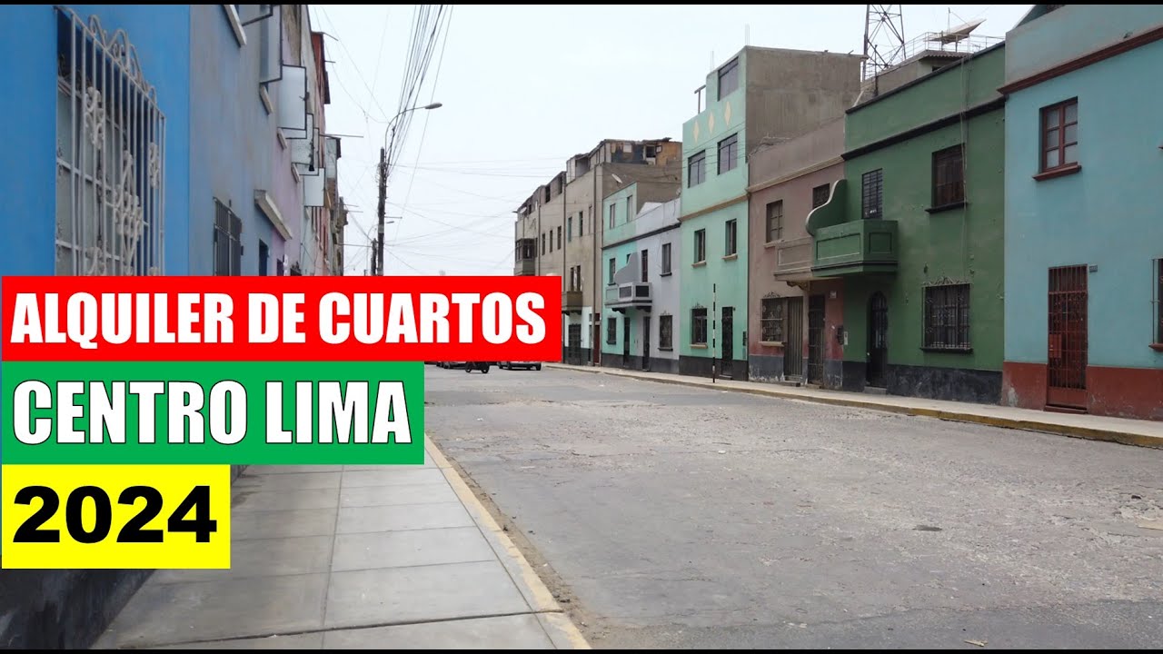 Prices for renting rooms in downtown Lima.