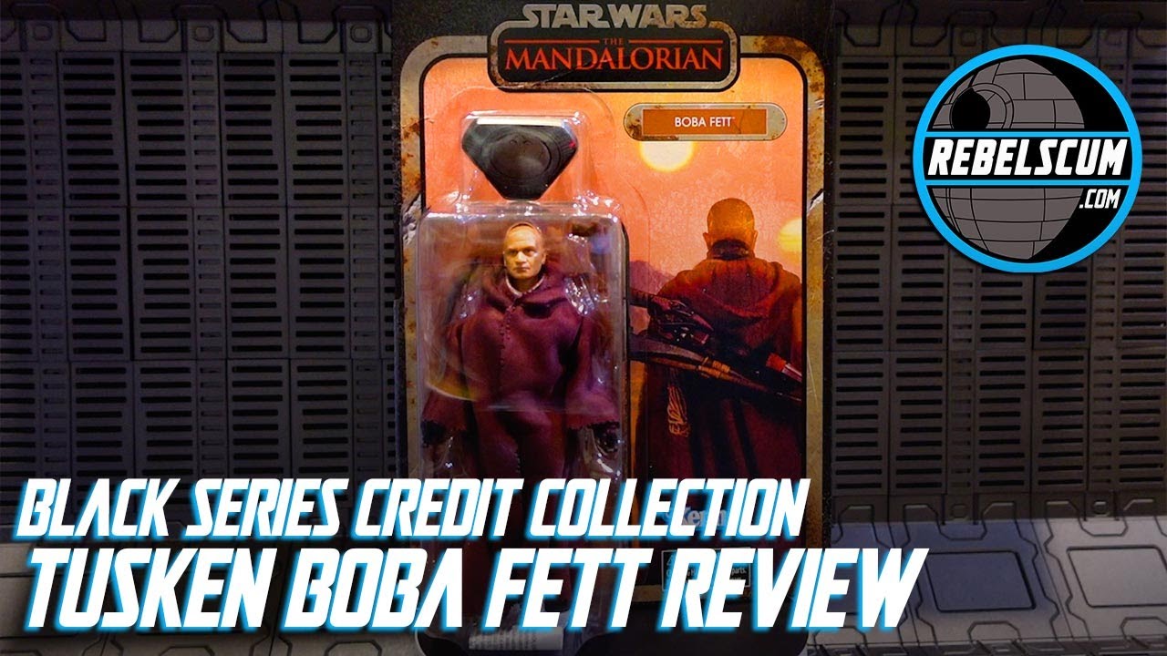 Star Wars The Black Series Credit Collection Tusken Boba Fett Action Figure Review