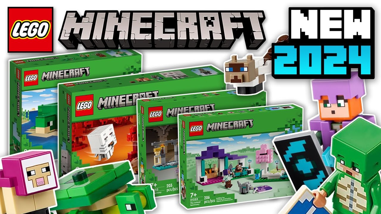 Наборы LEGO Minecraft 2024 года ОФИЦИАЛЬНО представлены