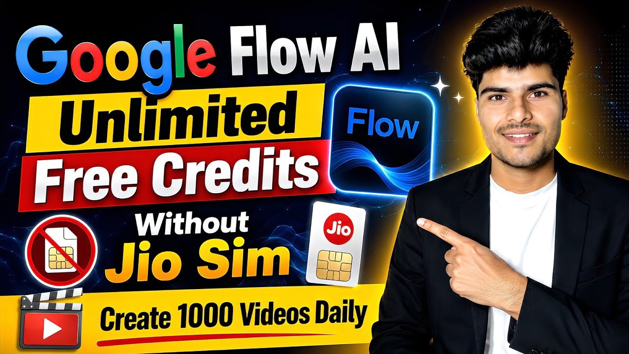 Google flow unlimited credits🔥 Google flow free subscription | Free ai video generator #aivideo