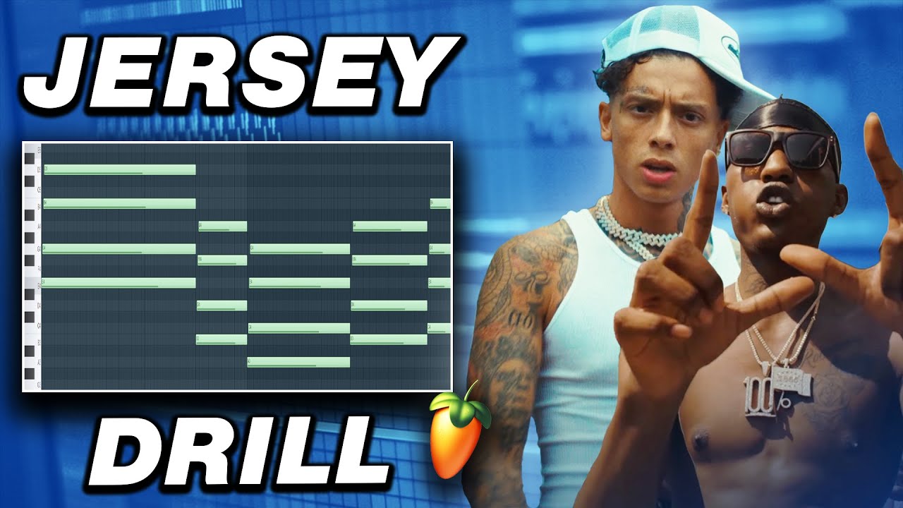 HOW TO MAKE MELODIC JERSEY DRILL TYPE BEATS FROM SCRATCH!!!