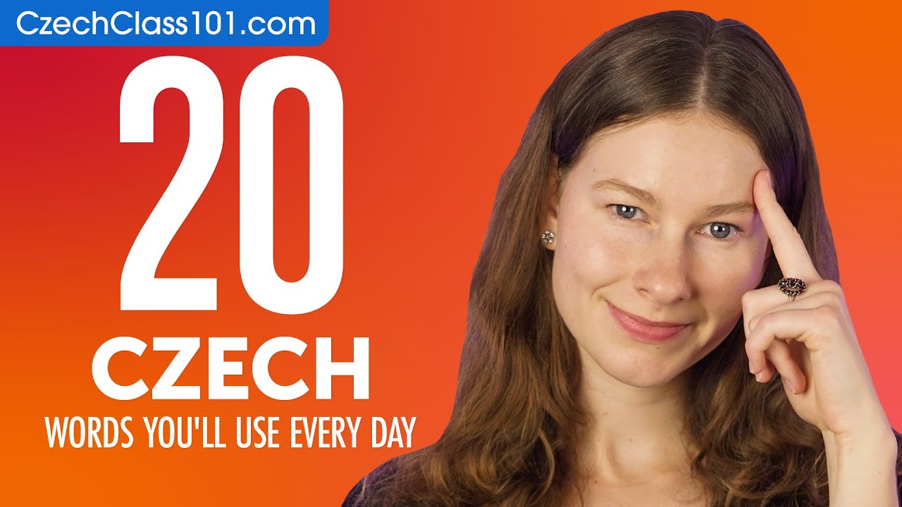 20 Czech Words You'll Use Every Day - Basic Vocabulary #42