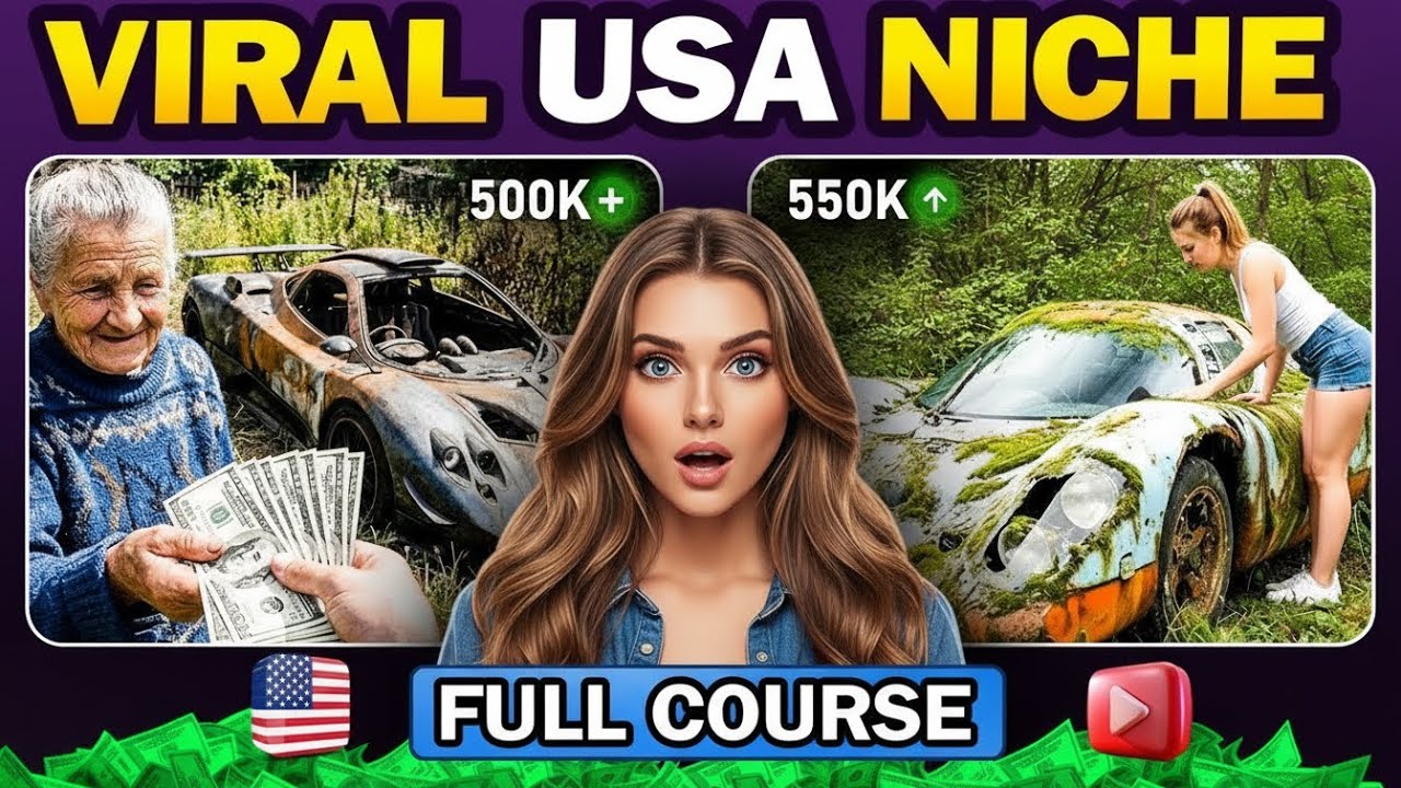 How to Create Viral AI Car Restoration Videos Step by Step (Free Tools Only)