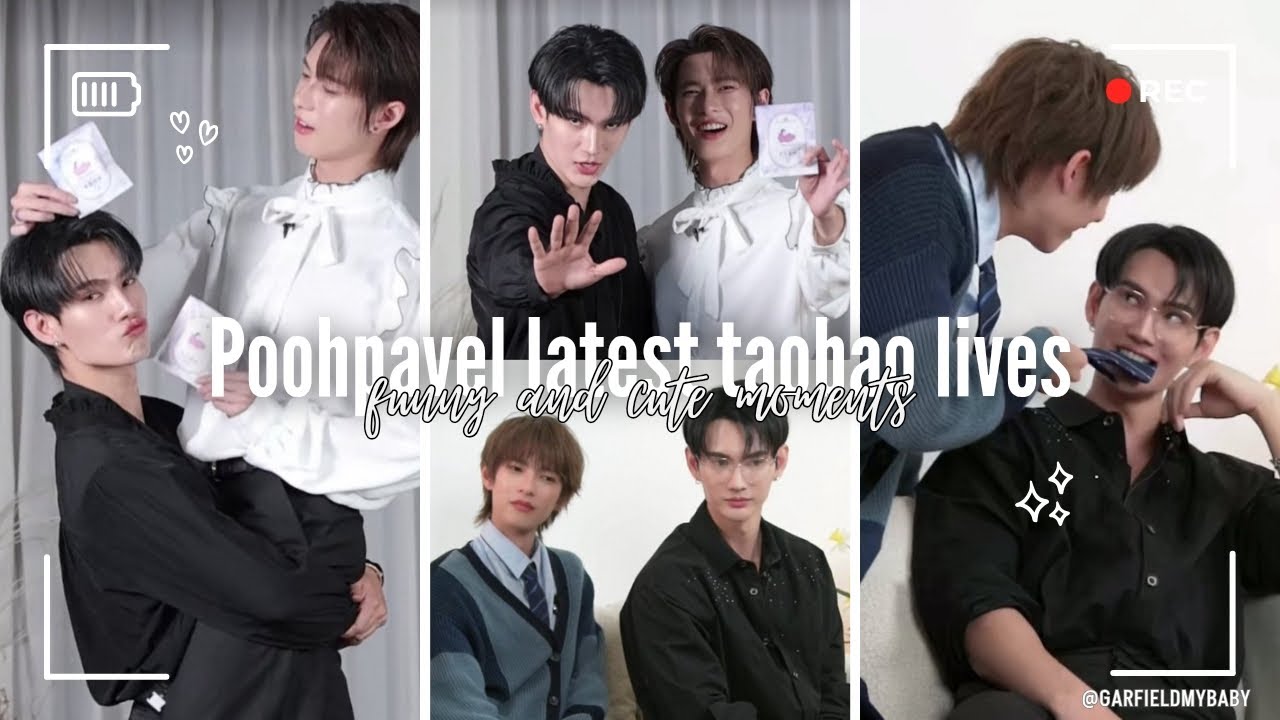 Poohpavel two latest taobao lives (funny/cute moments) 