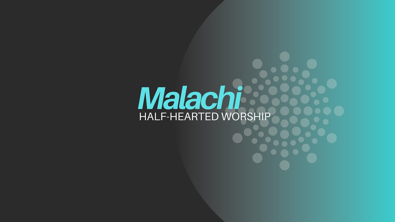 Join us as we continue our series in Malachi