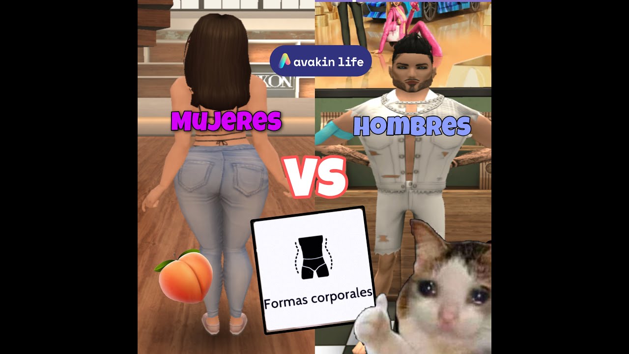 Los nuevos cuerpos en Avakin life MUJERES VS HOMBRES #kataline98 #kataava