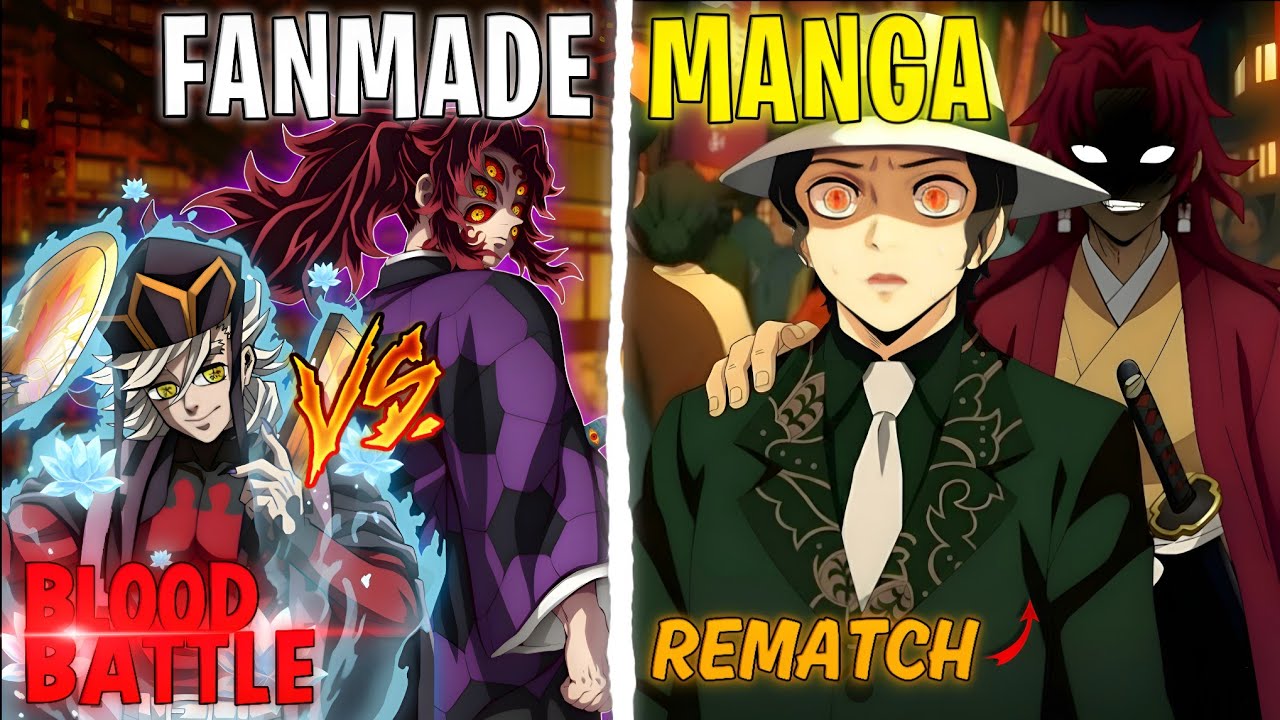 Kokushibo vs Doma: Blood Battle 🔥| Yoriichi vs Muzan: Rematch 💥| Fanmade Manga