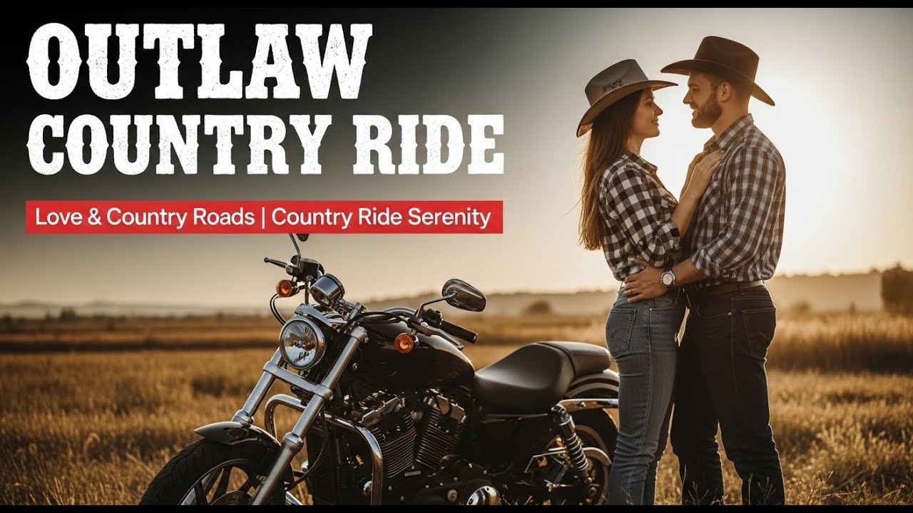 Best Music Country 🎶 Outlaw Country Ride 🎸 Love & Country Roads | Country Ride Serenity