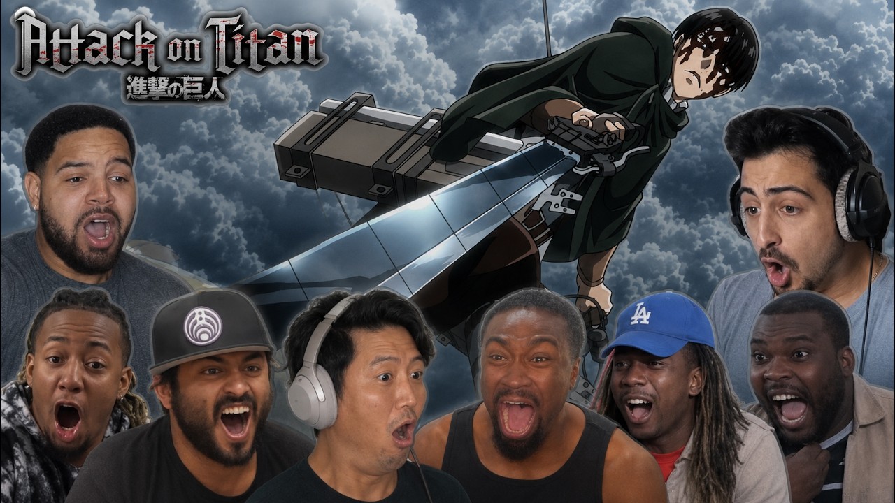 LEVI ANNIHILATES THE BEAST TITAN!!  ATTACK ON TITAN 3x17 MOMENT!! Reactor Compilation!!