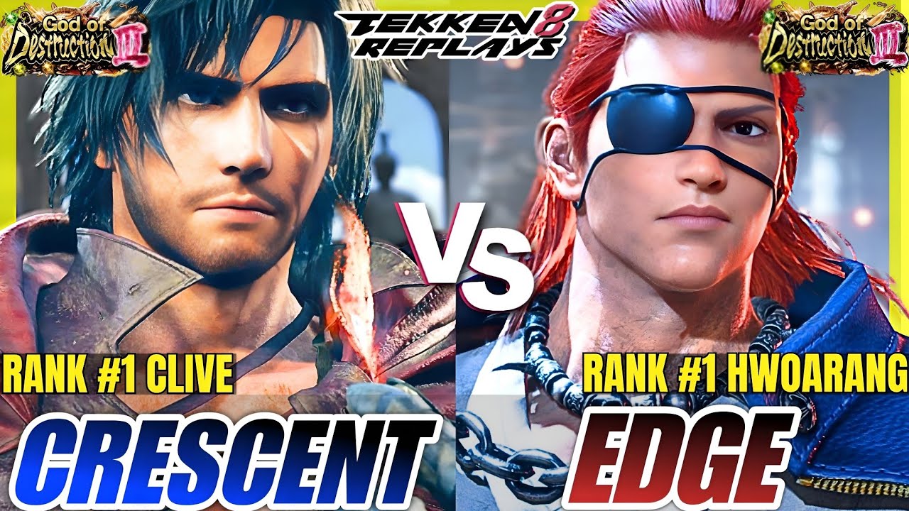Tekken 8 - Crescent (Clive) vs Edge (Hwoarang) - Epic Ranked Match