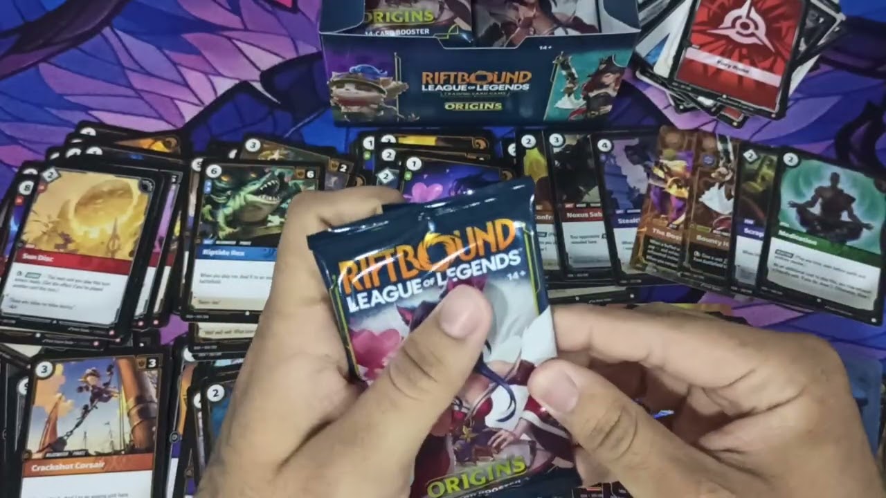 Unboxing reestock Origins Riftbound League Of Legends