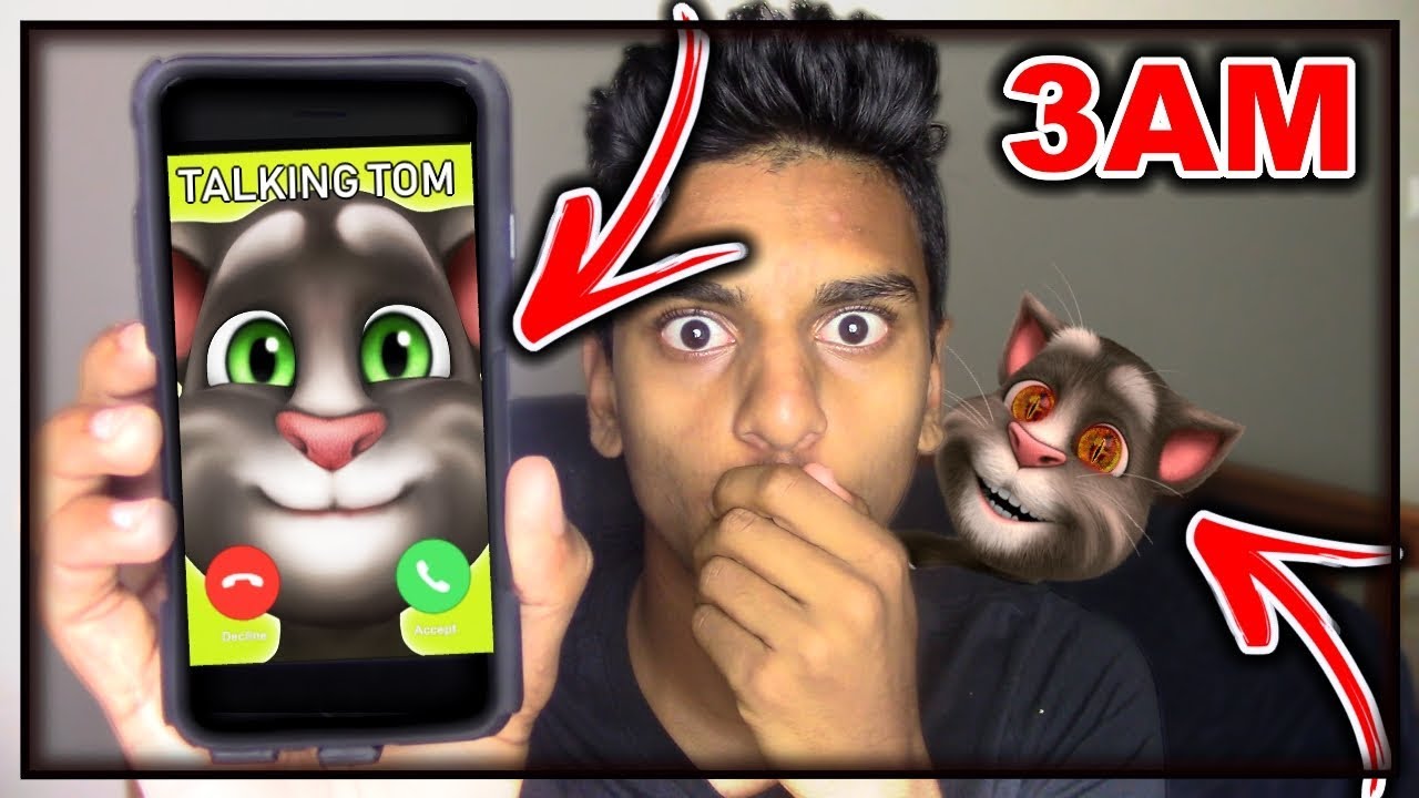 DO NOT CALL TALKING TOM AT 3AM!! *THIS IS WHY* OMG TALKING TOM CAME TO MY HOUSE AT 3AM!!
